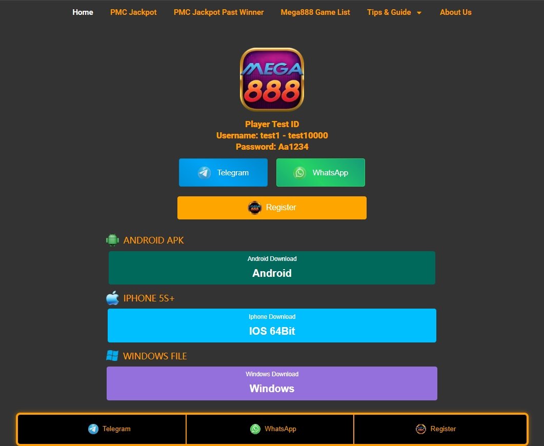MEGA888 APK & iOS Download 2025