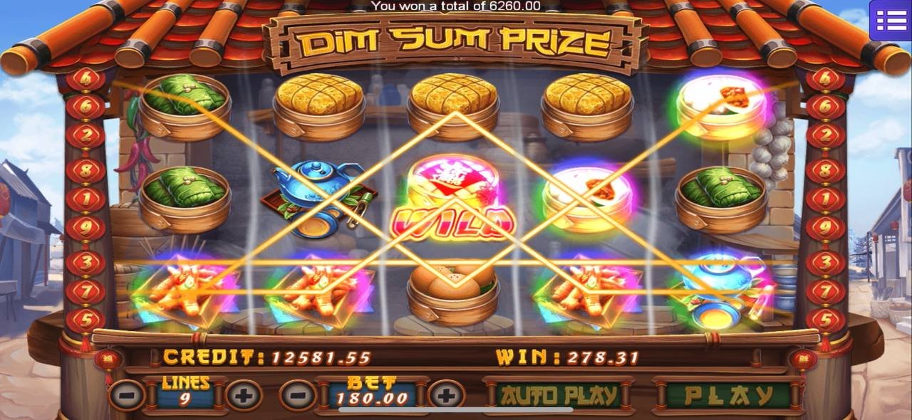 MEGA888 DIM SUN PRIZE Slot Game Interface