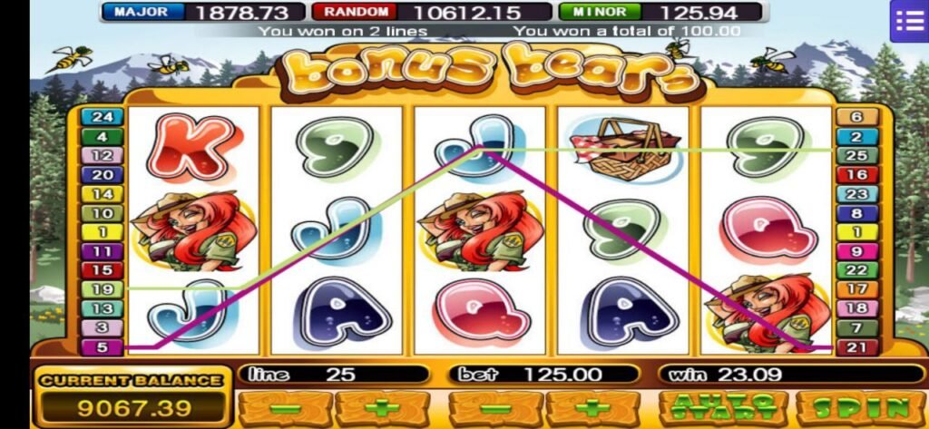 MEGA888 Bonus Bears Slot Game - Cute Bears and Big Rewards