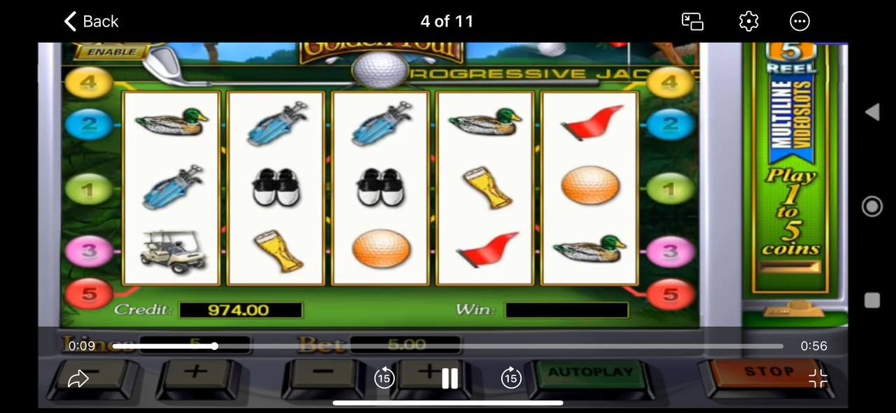 MEGA888 GOLDEN TOUR Slot Game Interface