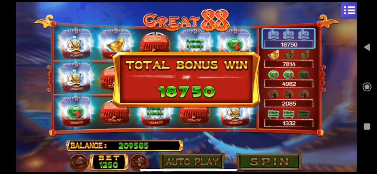MEGA888 GREAT88 Bonus Game